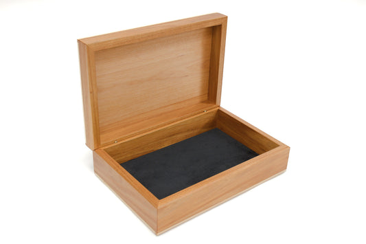 Keepsake Box #22 - Tasmanian Blackwood and Walnut Burl Info