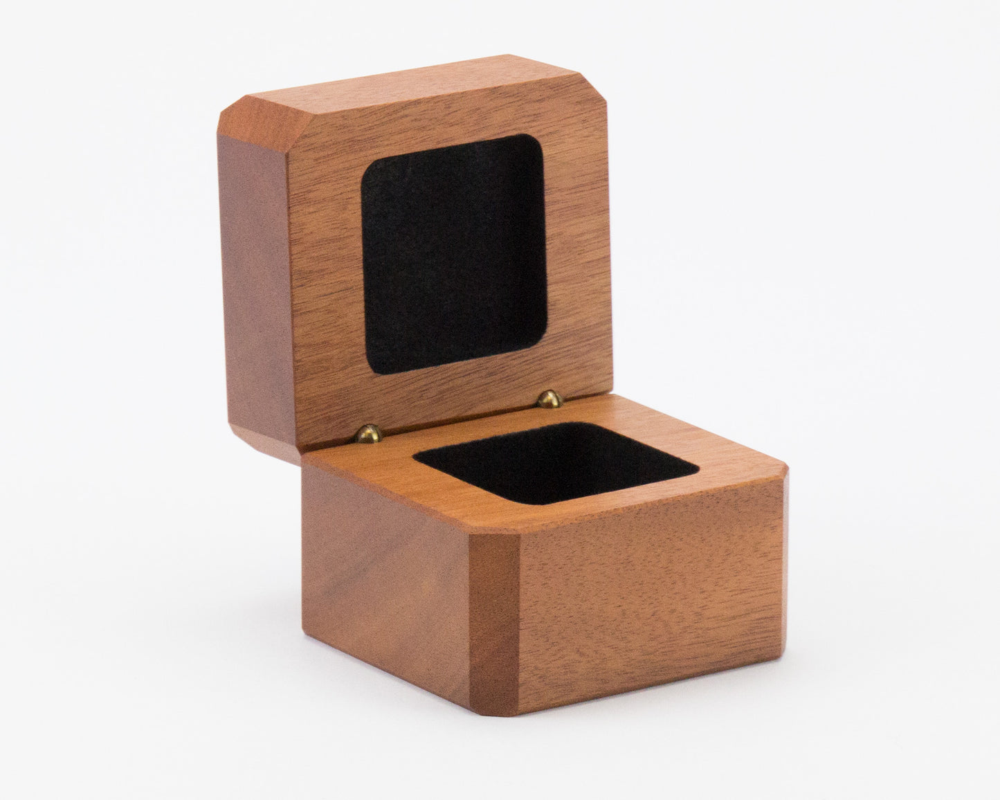 The Elegance wooden ring box handcrafted from NSW Rosewood