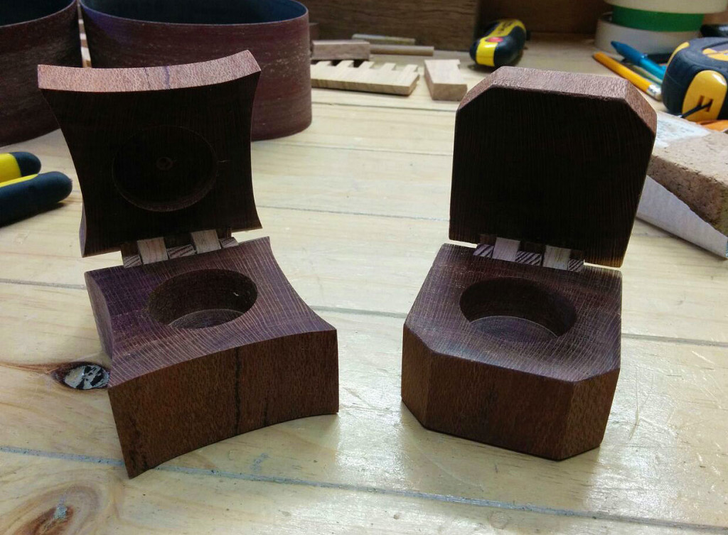 Beefwood Ring Boxes
