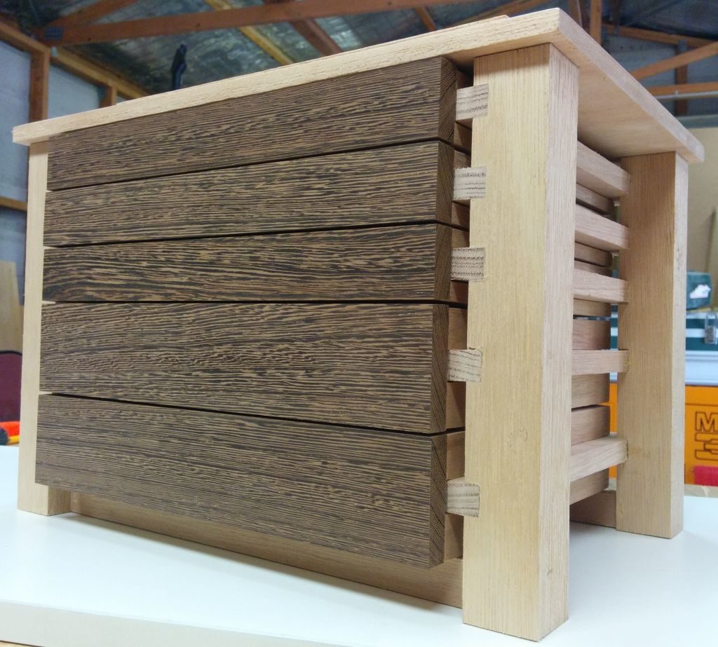 Drawer faces attached