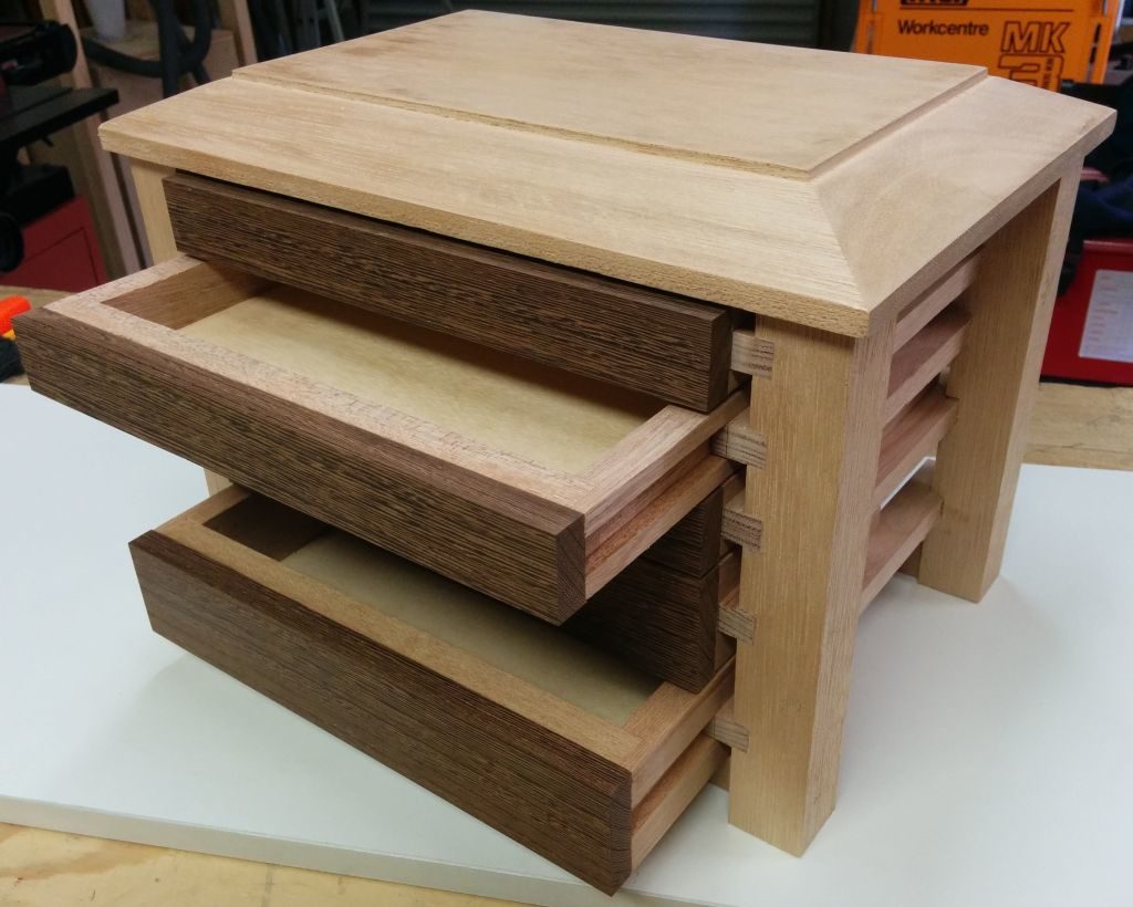 Drawer faces attached