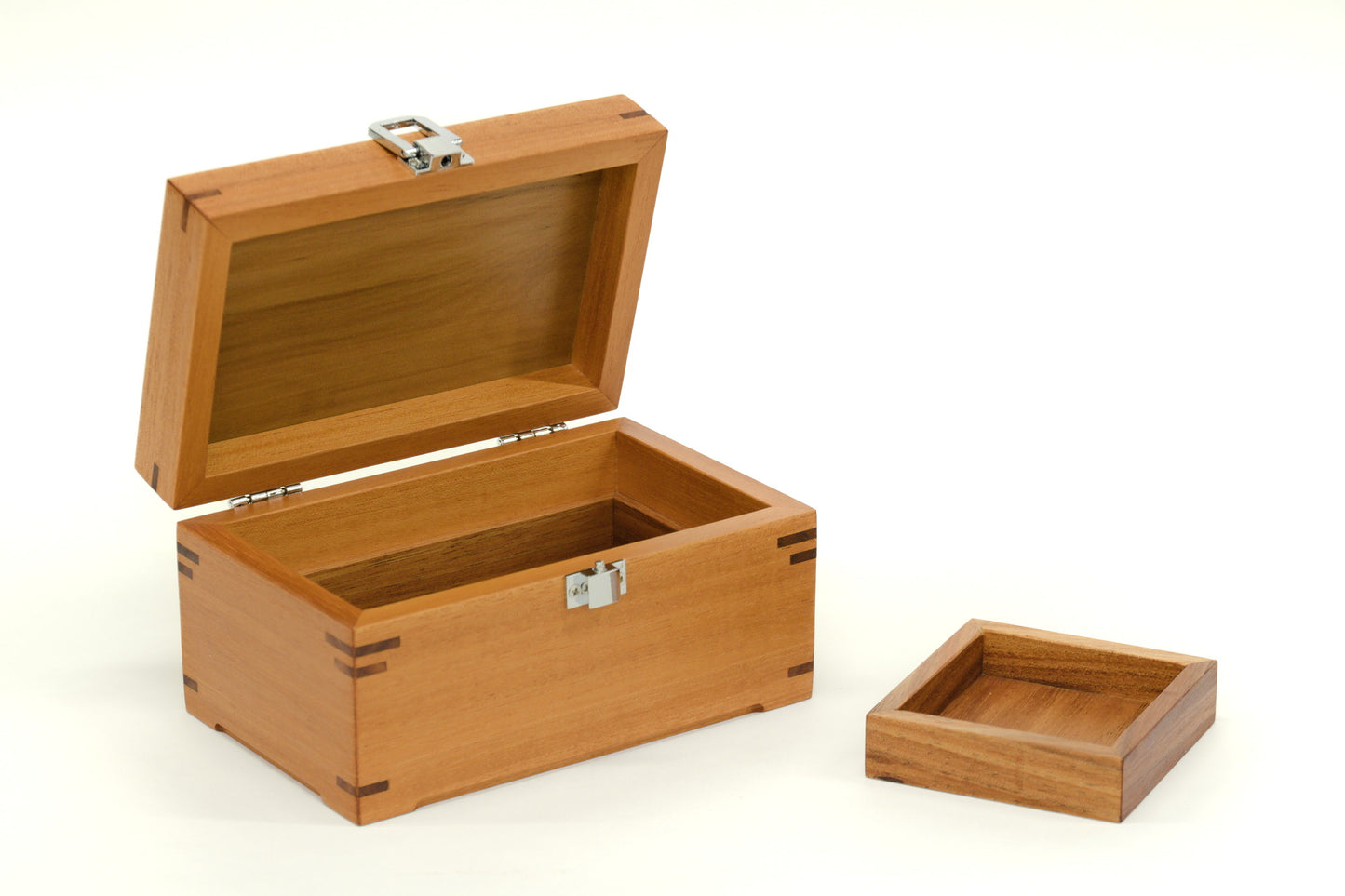 Small Jewellery Box crafted from Fijian Mahogany