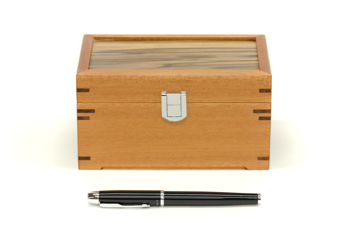 Small Jewellery Box crafted from Fijian Mahogany