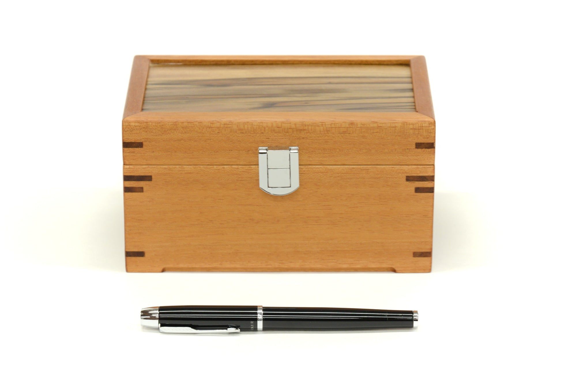 Small Jewellery Box crafted from Fijian Mahogany