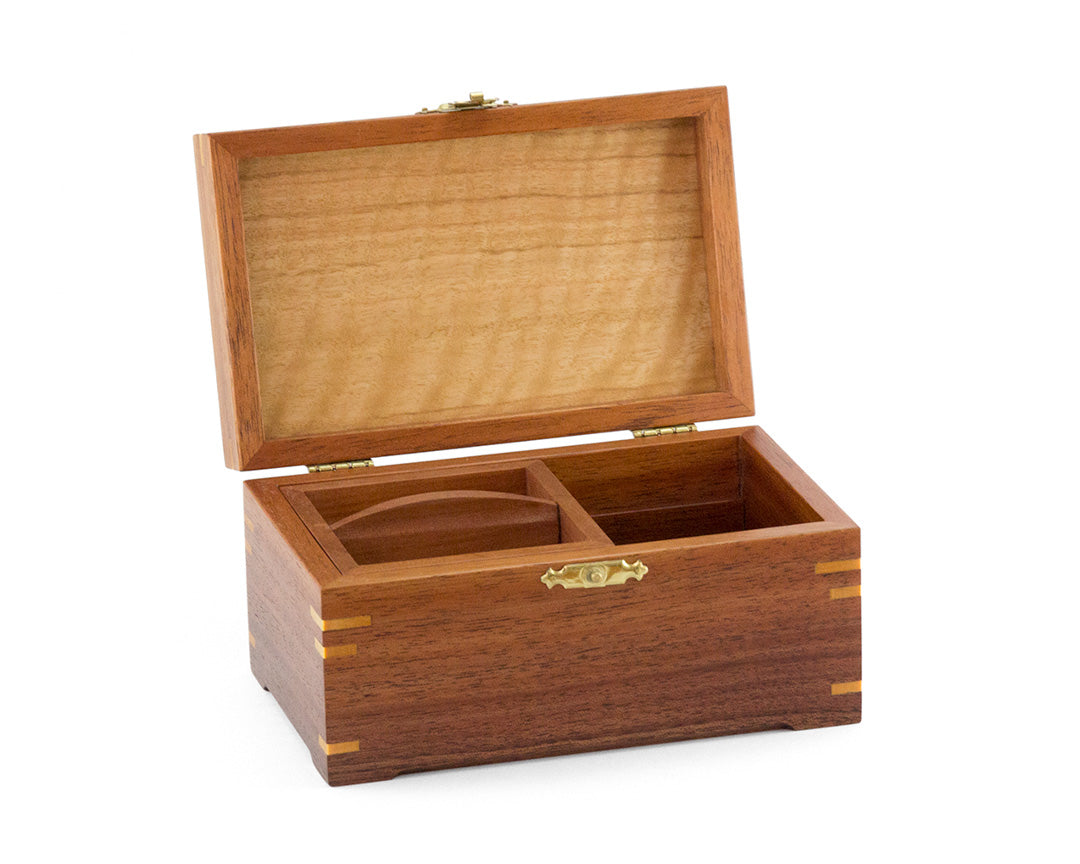 Small Wooden Jewellery Box handcrafted from Blackwood