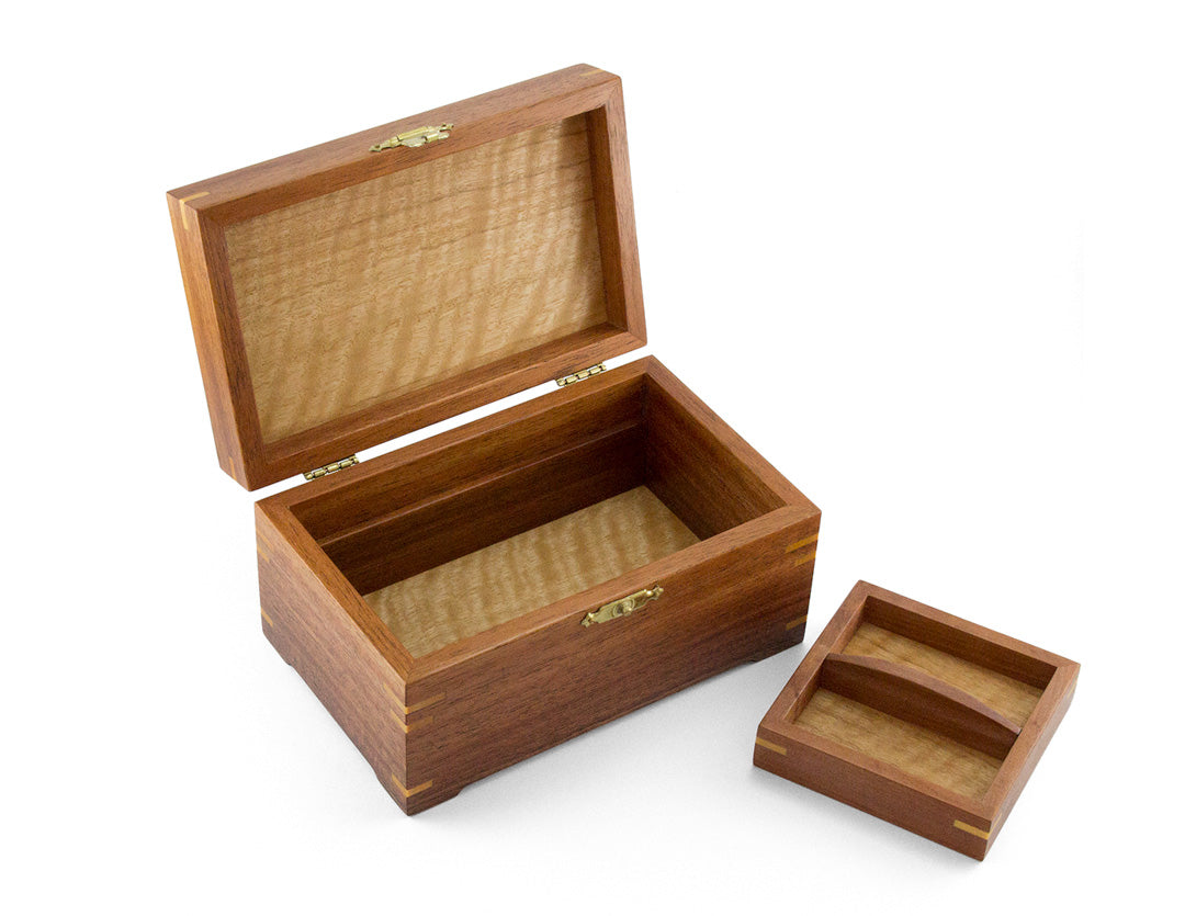 Small Wooden Jewellery Box handcrafted from Blackwood