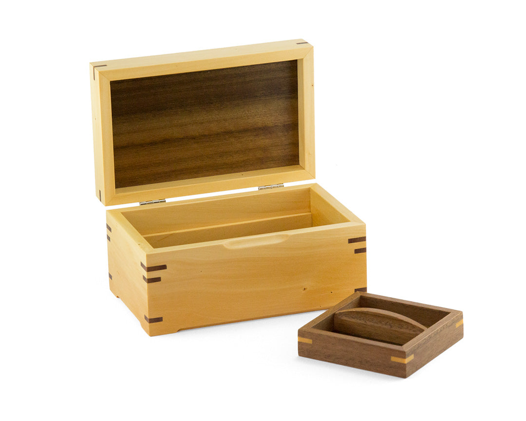 Small Wooden Jewellery Box handcrafted from Huon Pine