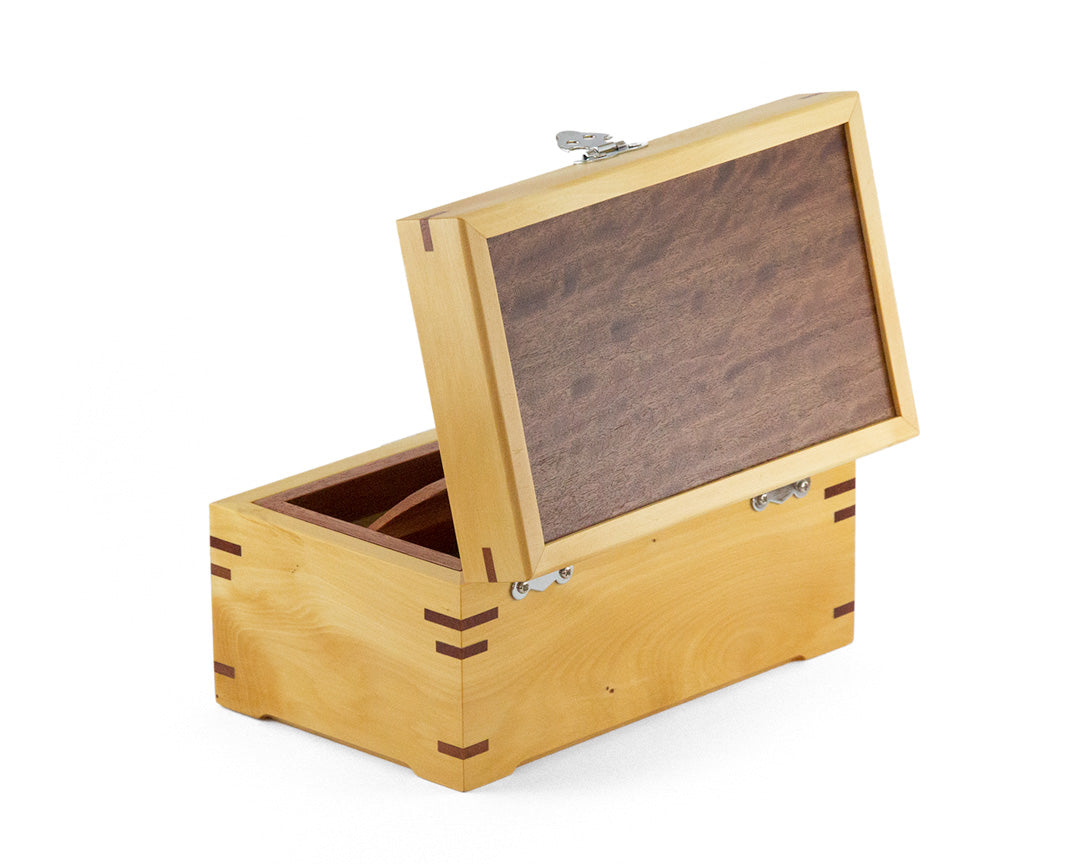 Small Wooden Jewellery Box handcrafted from Huon Pine