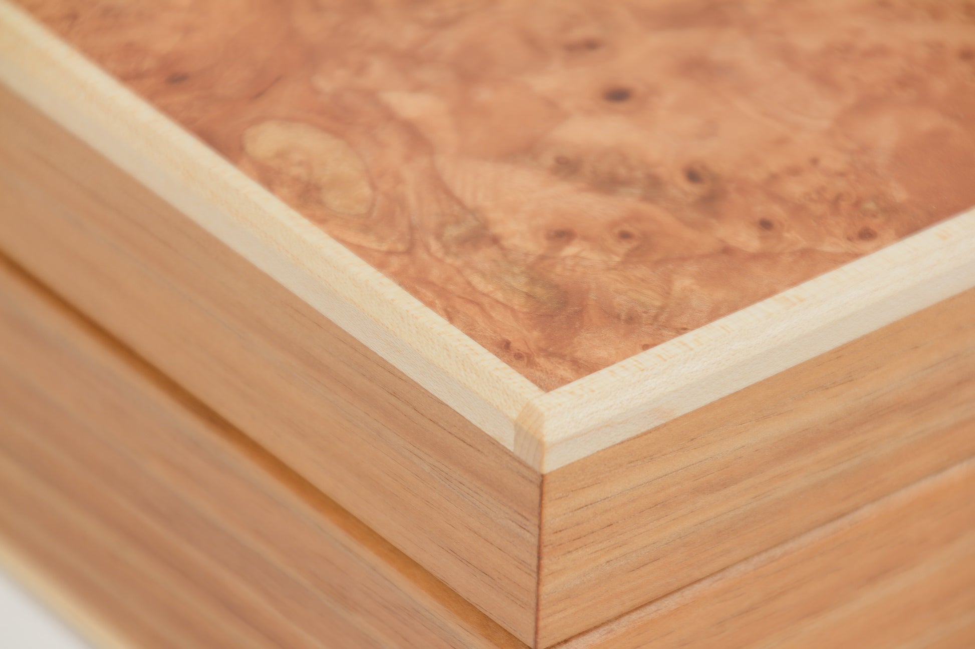 Keepsake Box #22 - Tasmanian Blackwood and Maple Burl