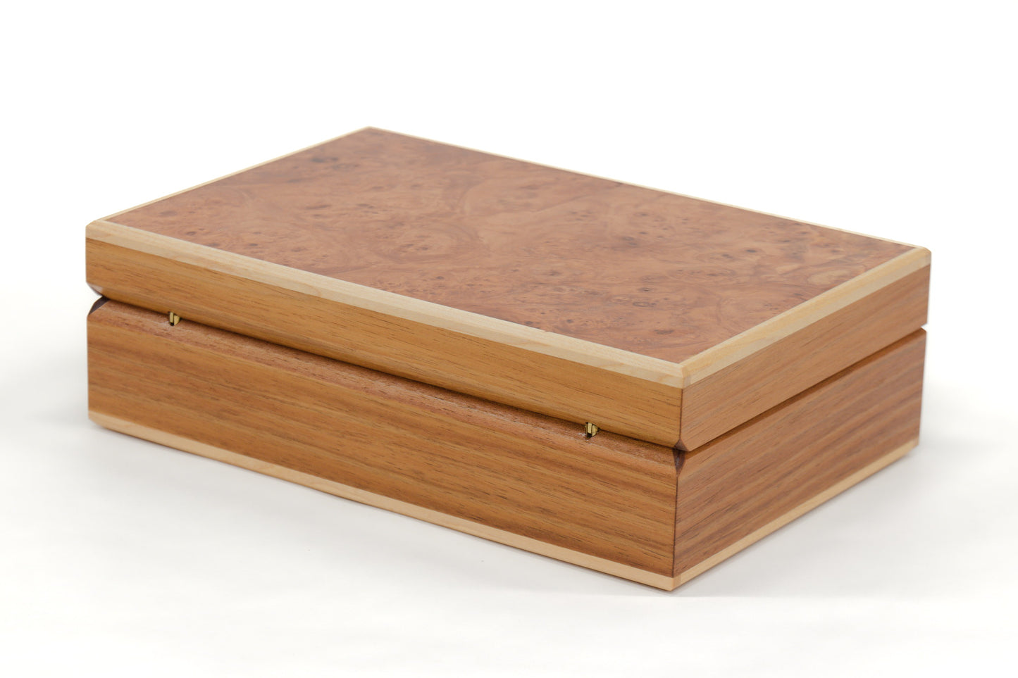 Keepsake Box #22 - Tasmanian Blackwood and Maple Burl