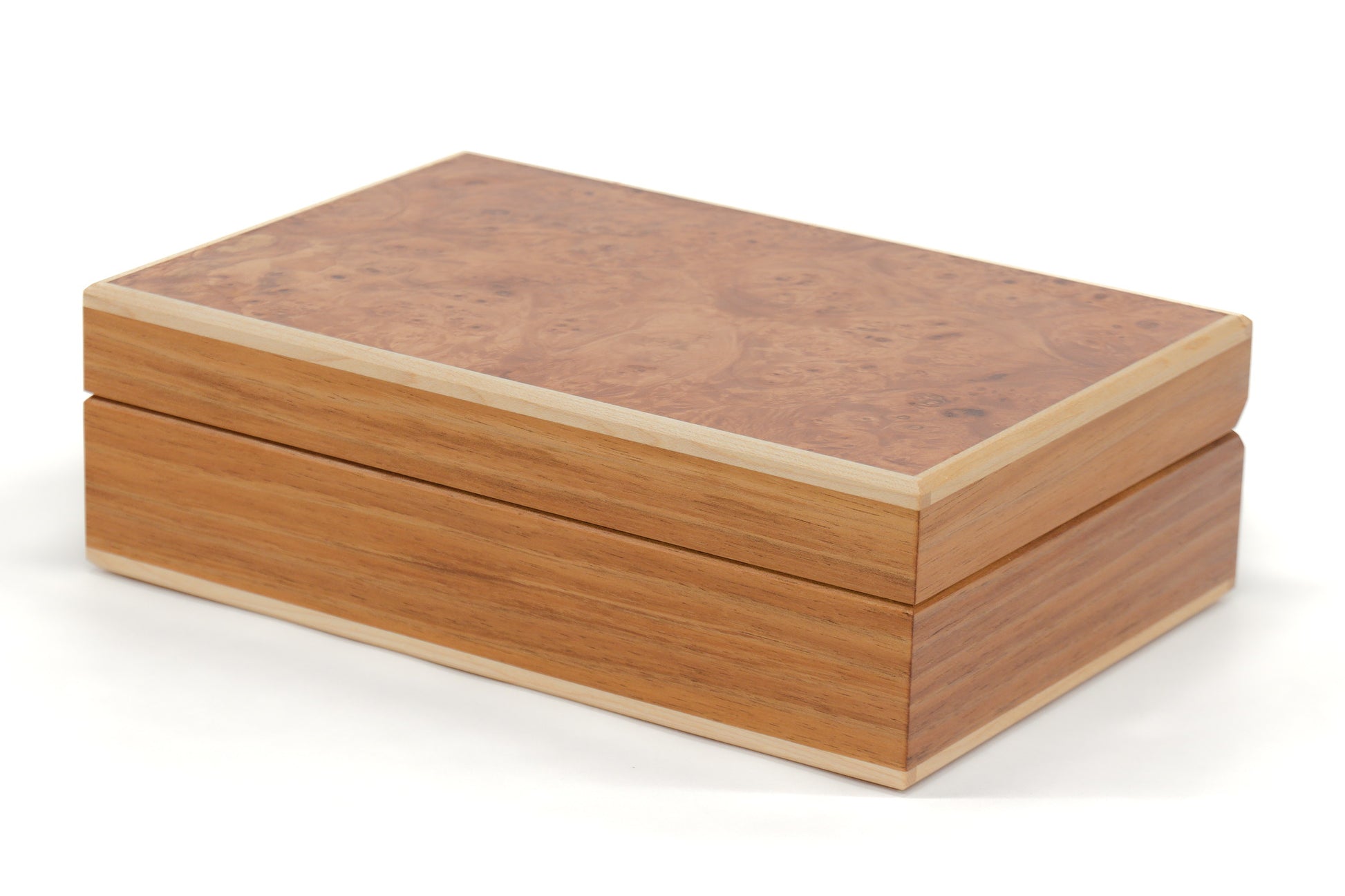 Keepsake Box #22 - Tasmanian Blackwood and Maple Burl