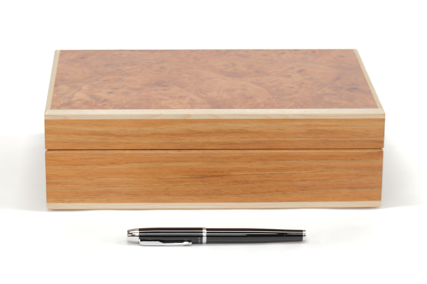 Keepsake Box #22 - Tasmanian Blackwood and Maple Burl