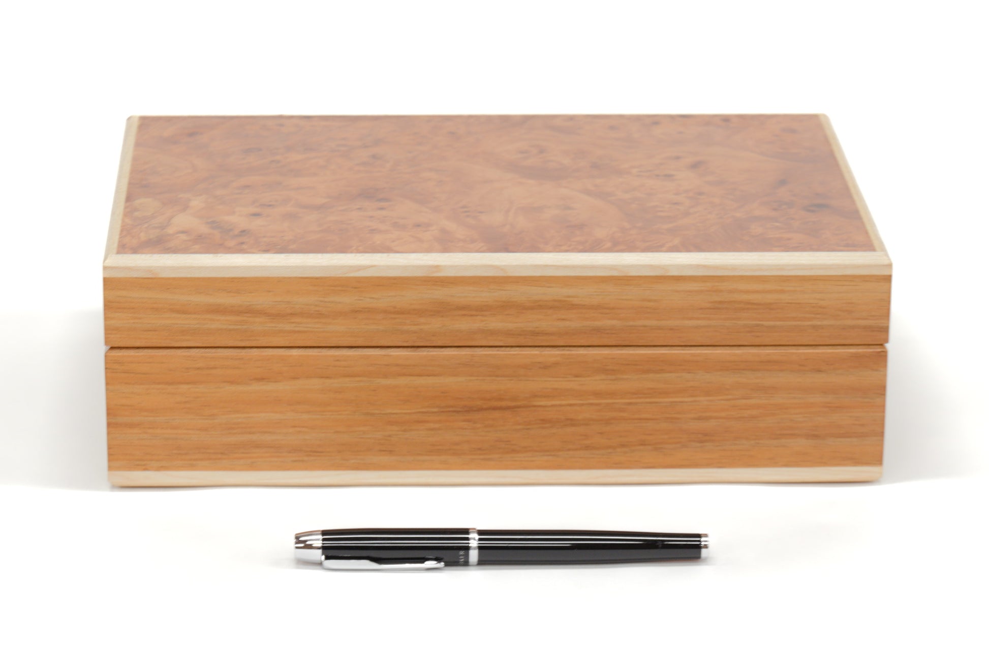 Keepsake Box #22 - Tasmanian Blackwood and Maple Burl