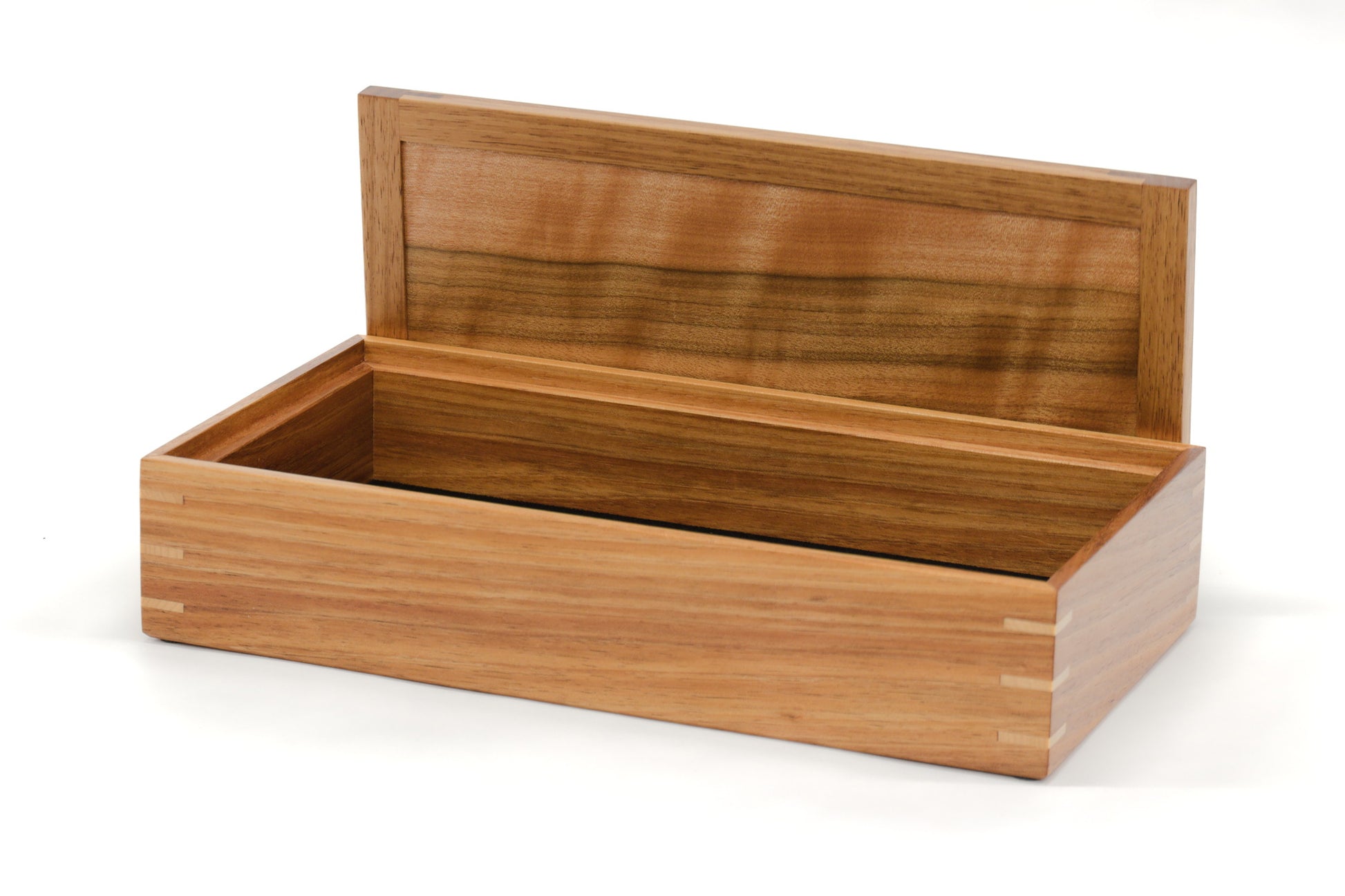 Keepsake Box #17 - Tasmanian Blackwood and Figured Queensland Walnut