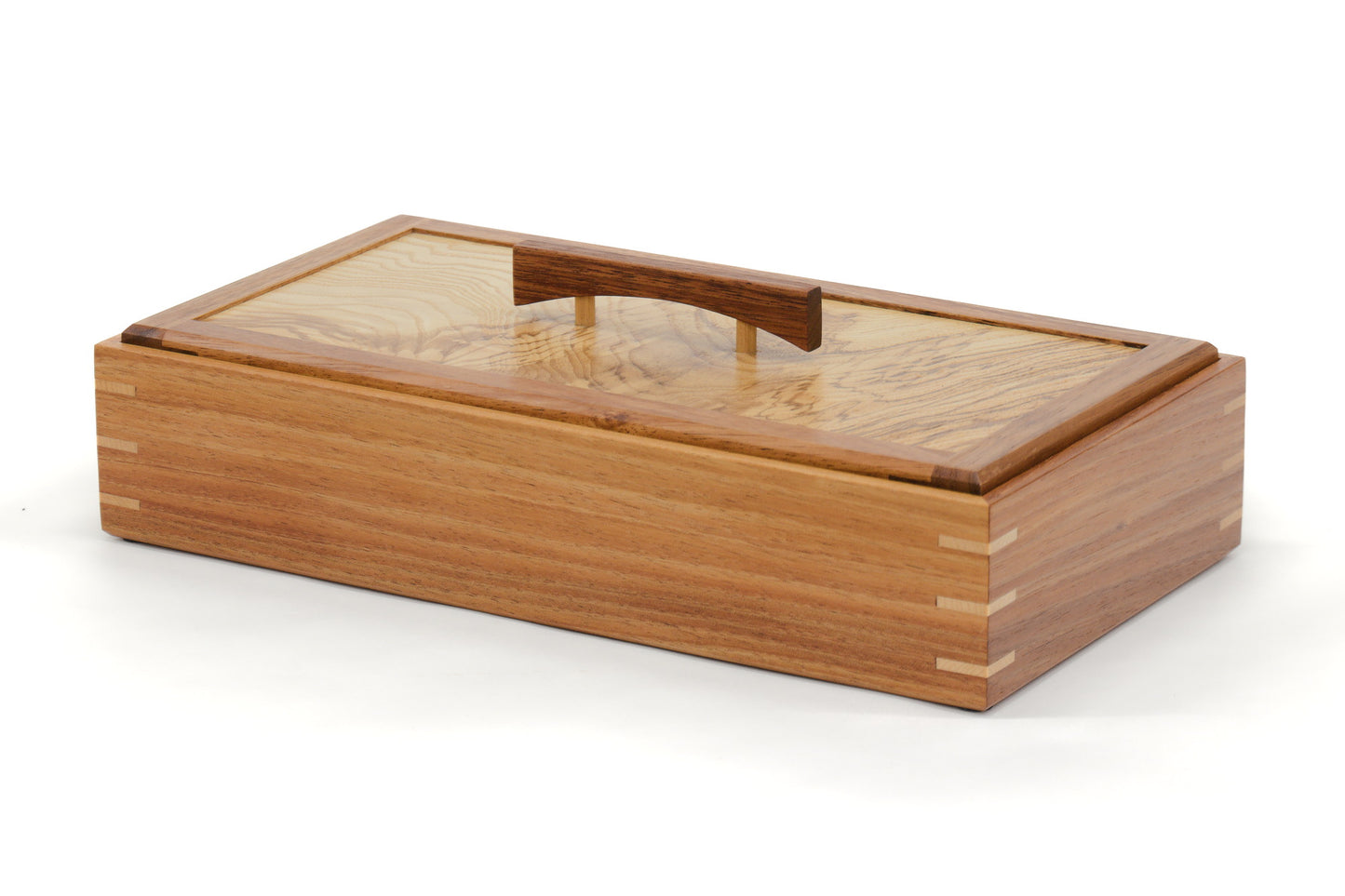 Keepsake Box #17 - Tasmanian Blackwood and Olive Ash Burl