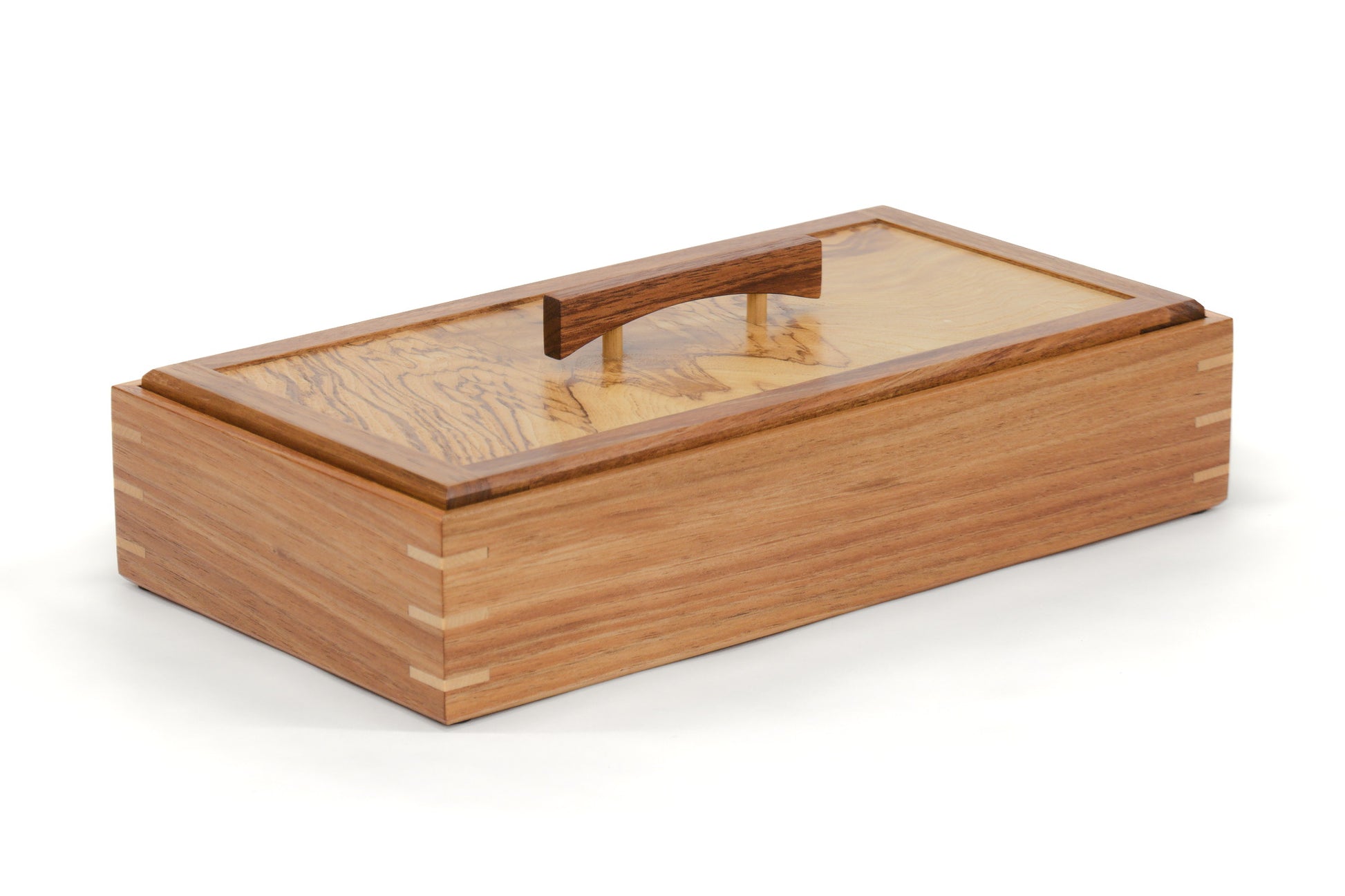 Keepsake Box #17 - Tasmanian Blackwood and Olive Ash Burl