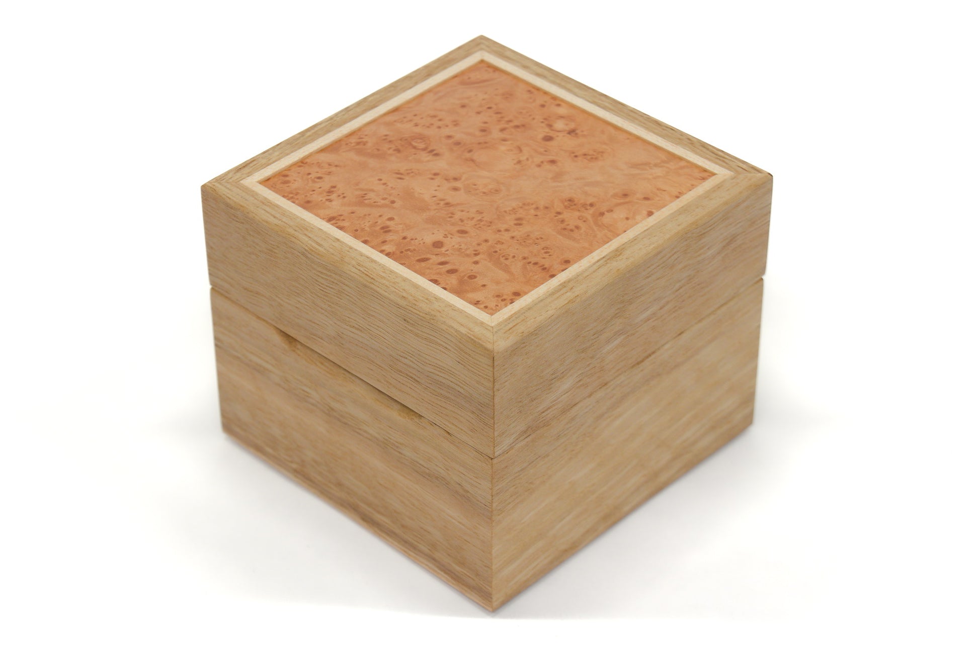 Watch Box One - Spotted Gum and Maple Burl