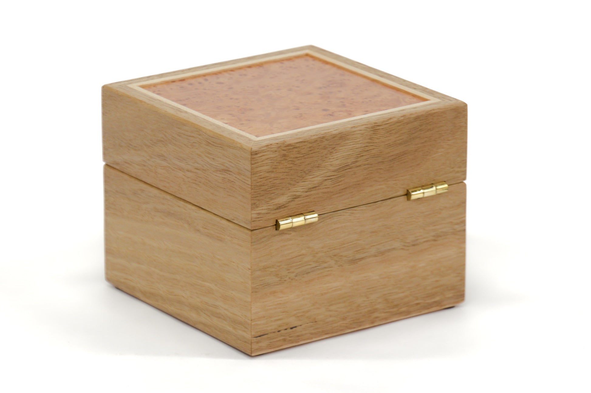 Watch Box One - Spotted Gum and Maple Burl