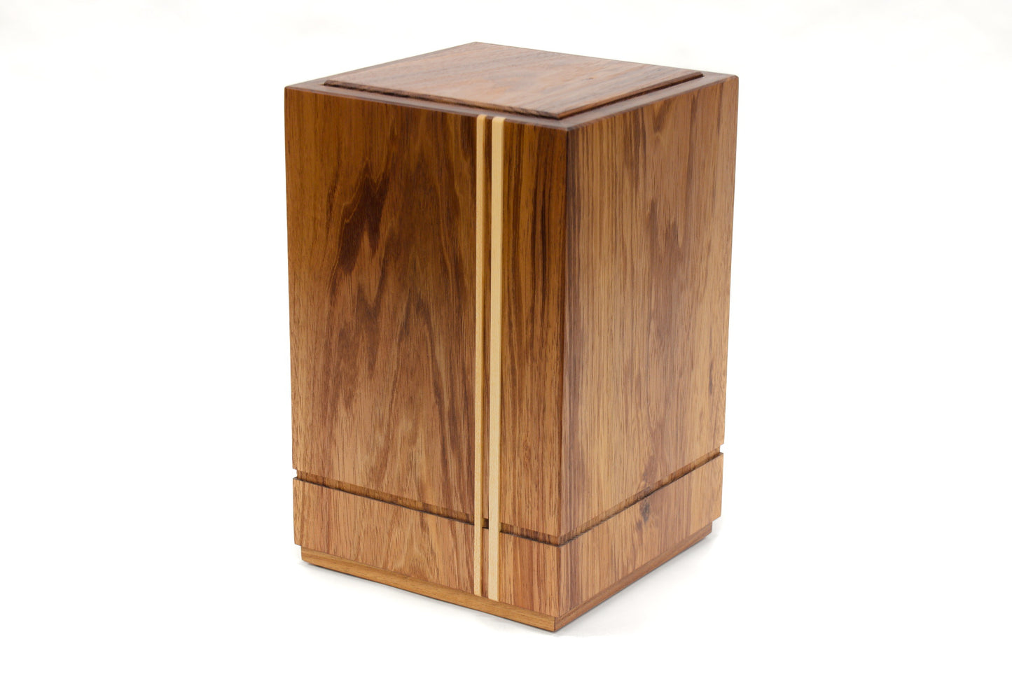 Wooden cremation urn handcrafted from Tasmanian Blackwood