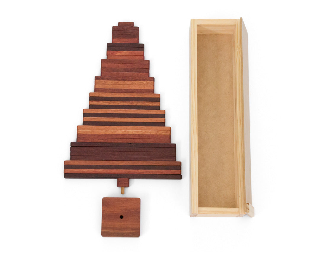 Wooden Christmas Tree made from Australian timbers