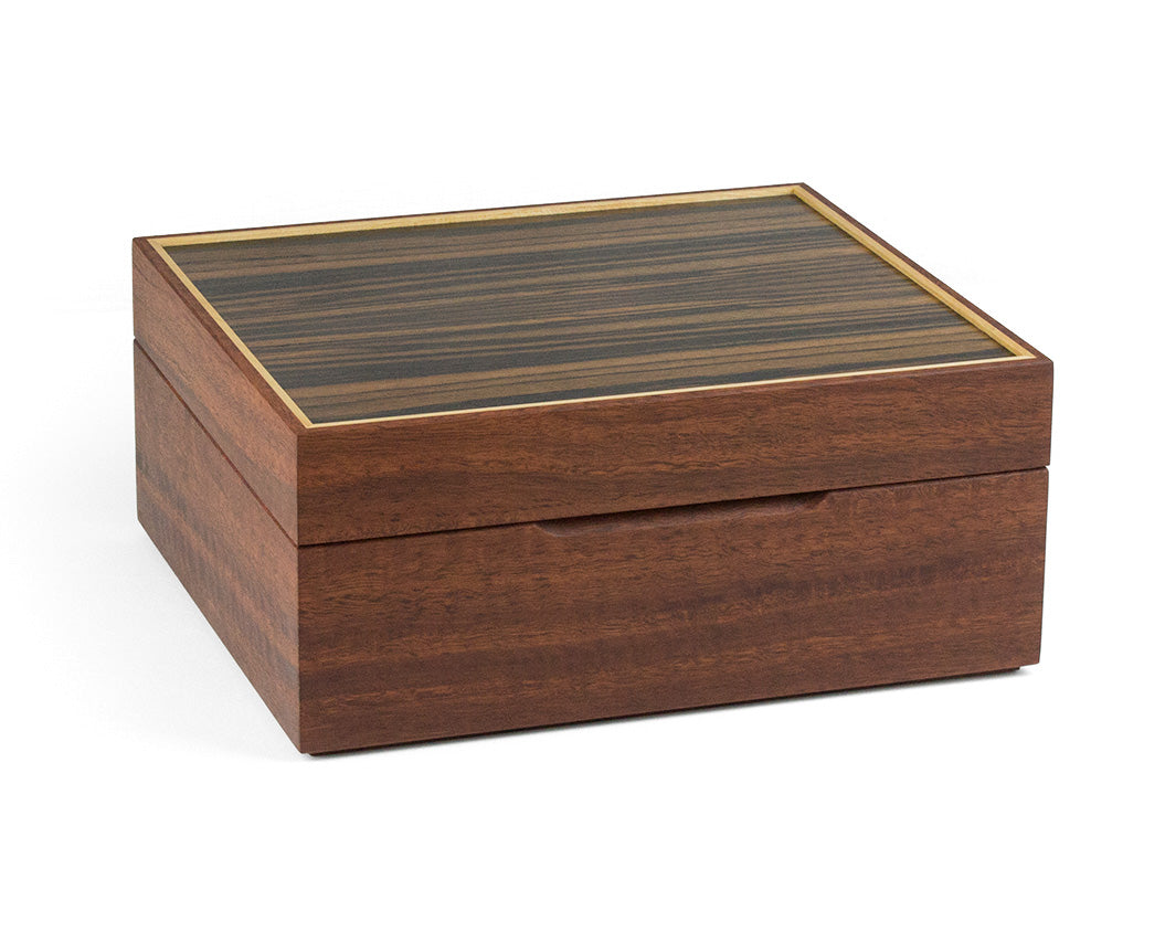 Jarrah and Macassar Ebony watch box