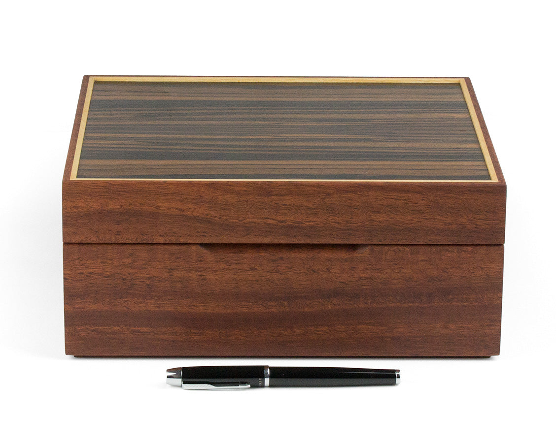Jarrah and Macassar Ebony watch box