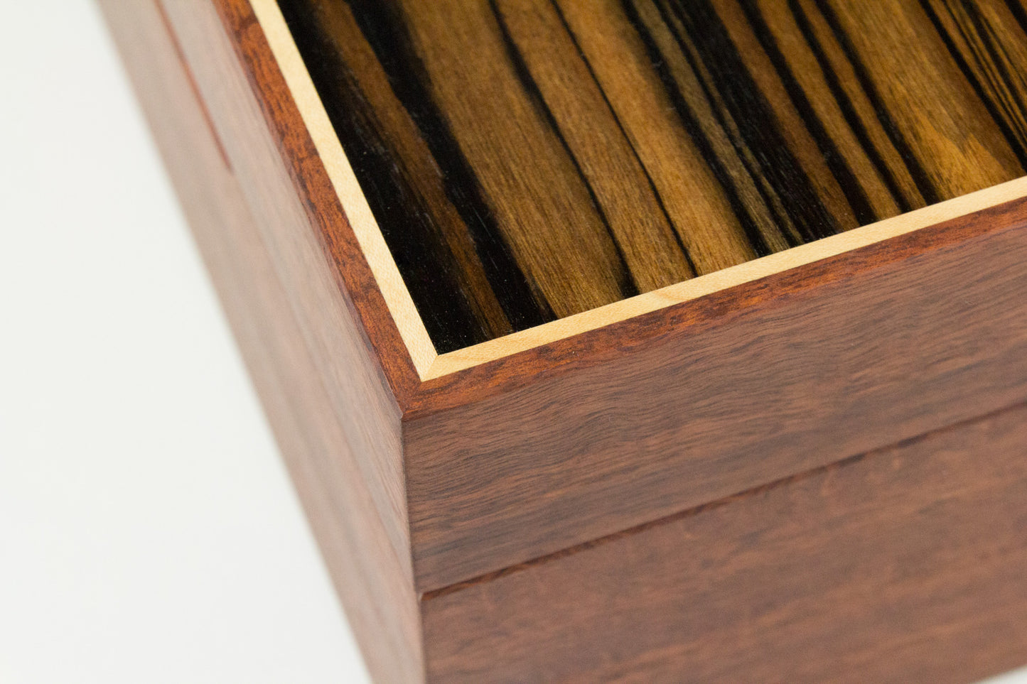 Jarrah and Macassar Ebony watch box