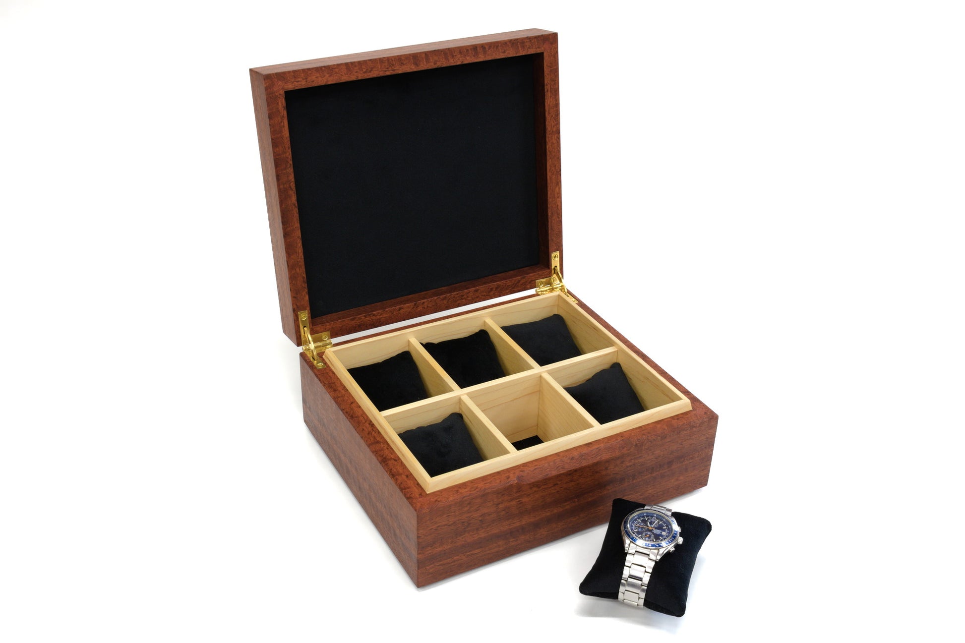 Jarrah and Macassar Ebony watch box