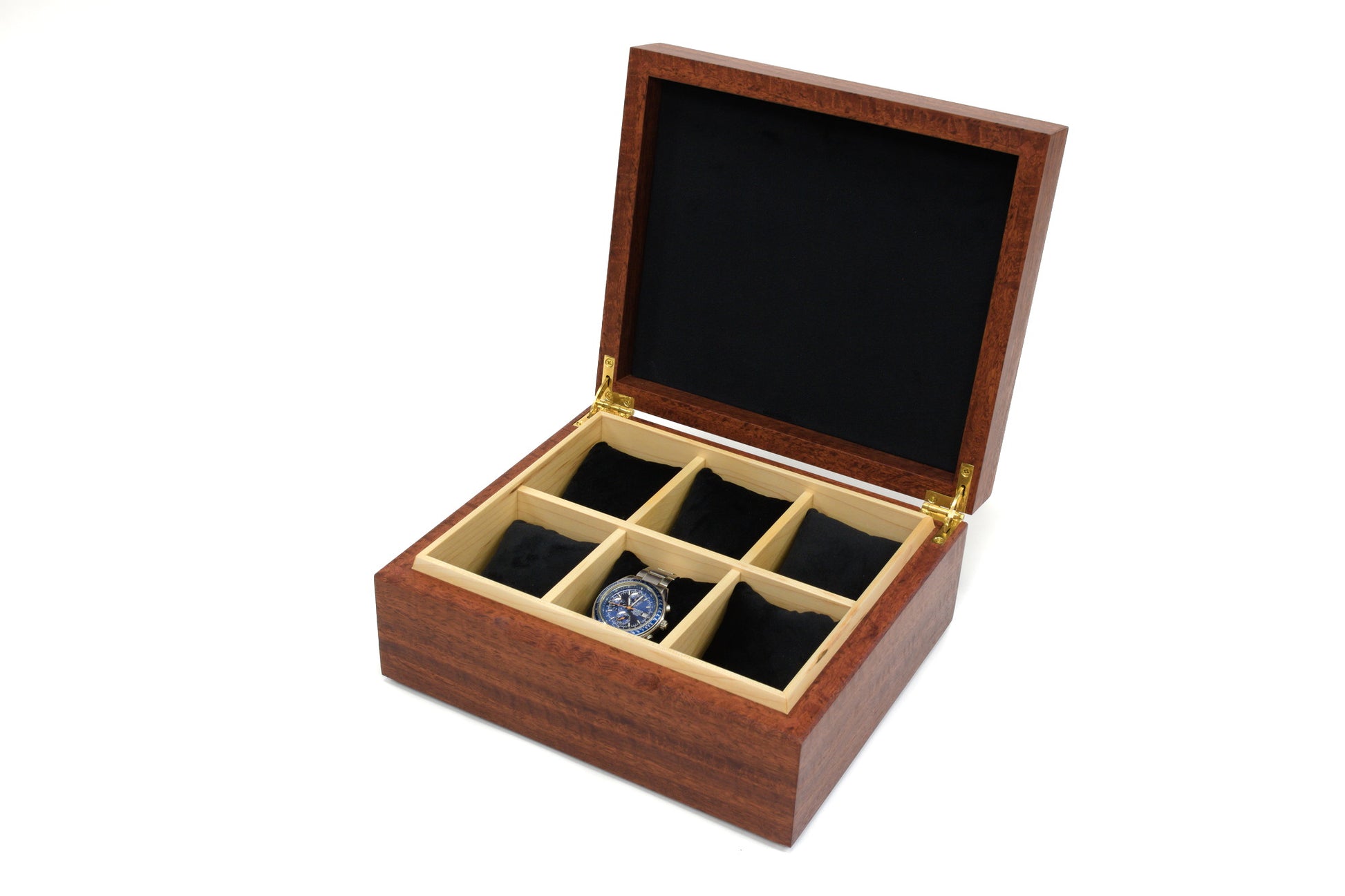 Jarrah and Macassar Ebony watch box