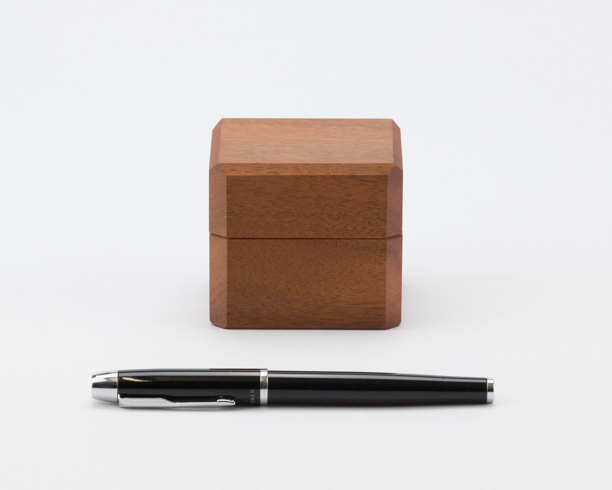 The Elegance wooden ring box handcrafted from NSW Rosewood