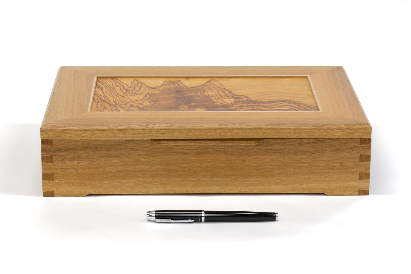 Spotted Gum and Olive Ash Document Box