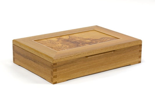 Spotted Gum and Olive Ash Document Box