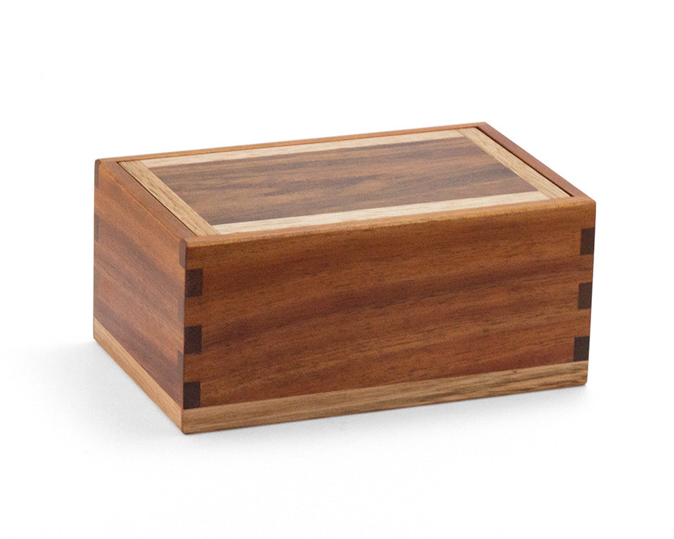 Wooden trinket box made from Tasmanian Blackwood