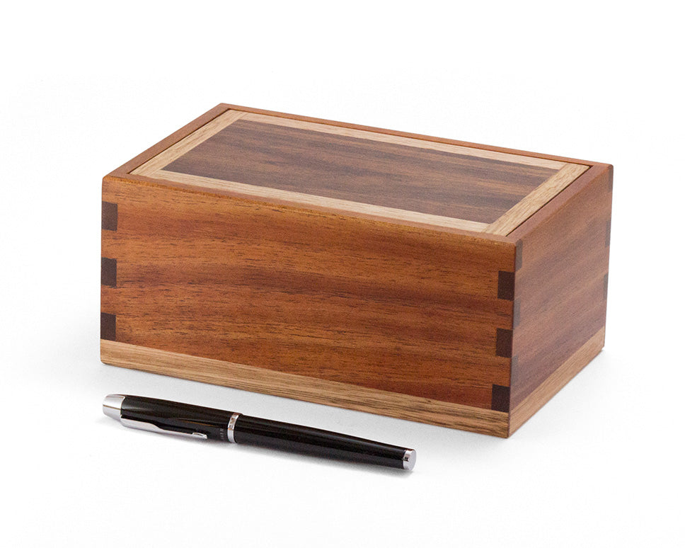Wooden trinket box made from Tasmanian Blackwood