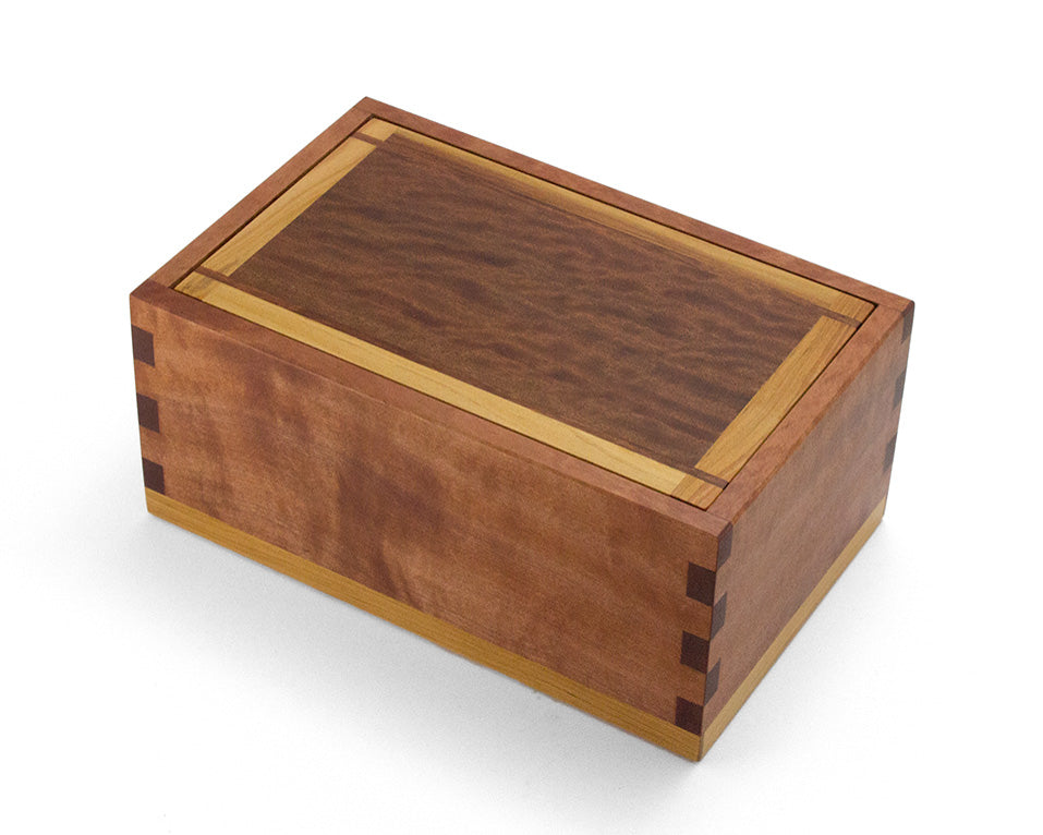 Wooden trinket box made from Tasmanian Myrtle