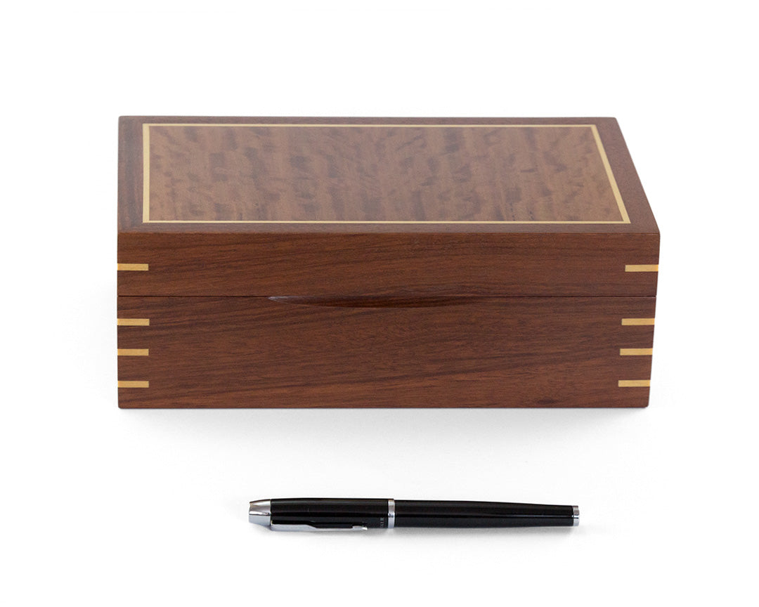 Wooden Jewellery Box handcrafted from Jarrah and Blackbutt