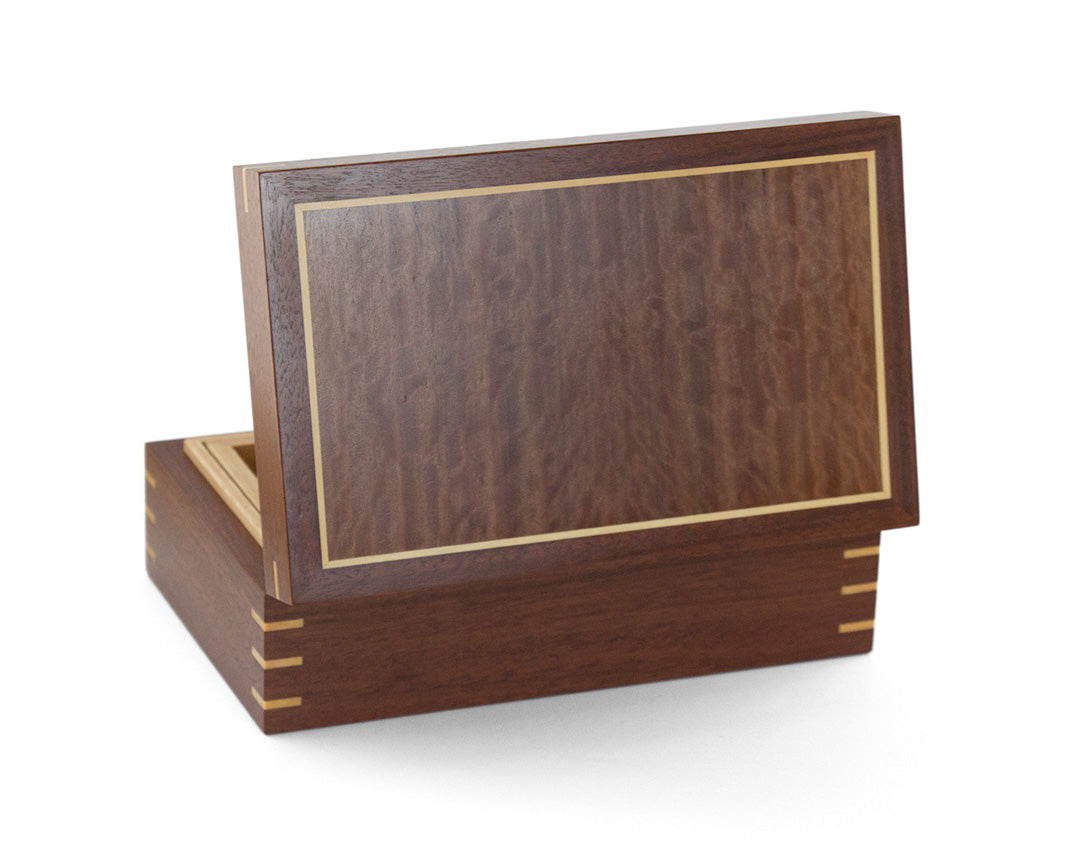 Wooden Jewellery Box handcrafted from Jarrah and Blackbutt