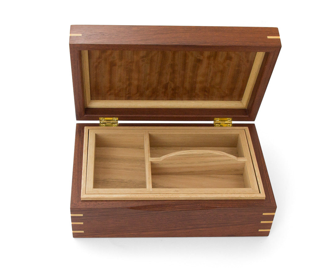 Wooden Jewellery Box handcrafted from Jarrah and Blackbutt