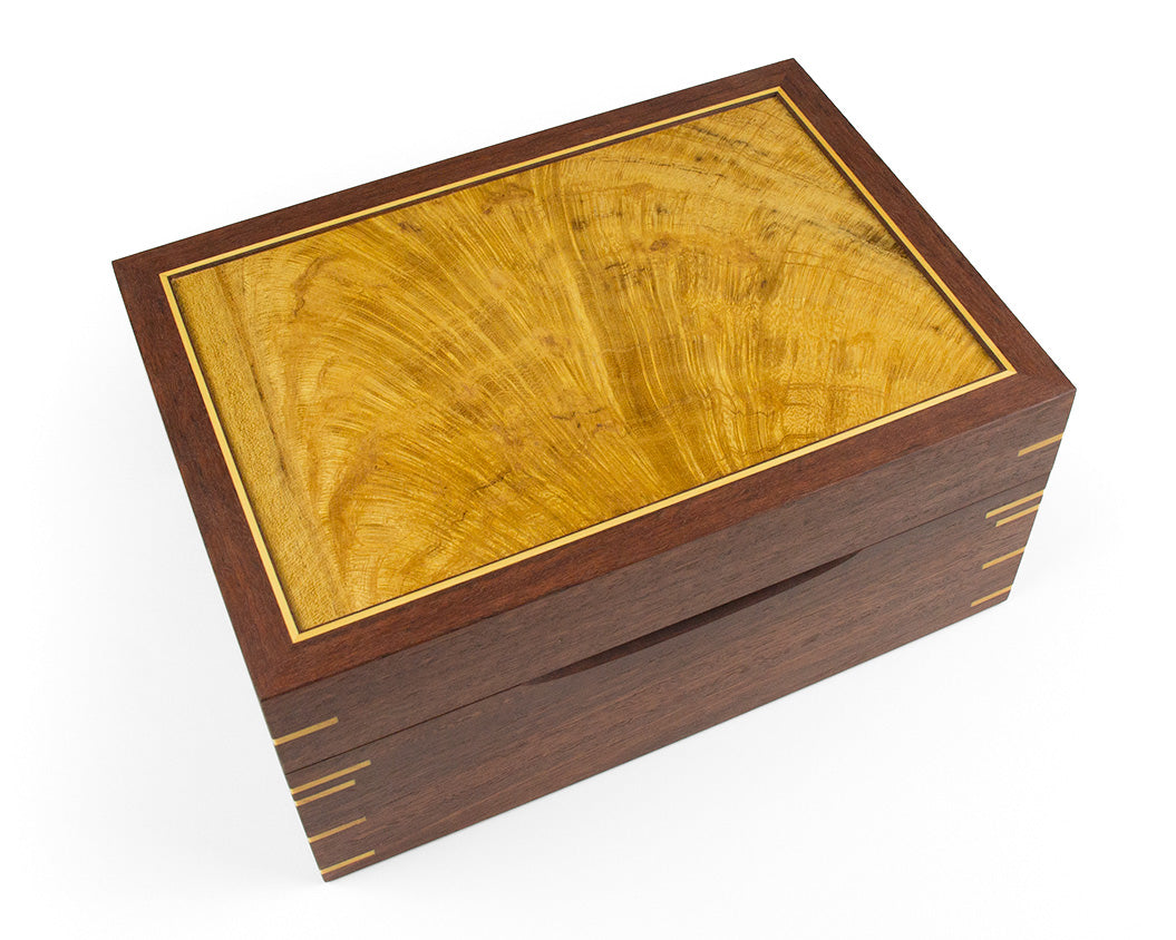 Jewellery Box handcrafted from Jarrah and Blackbutt