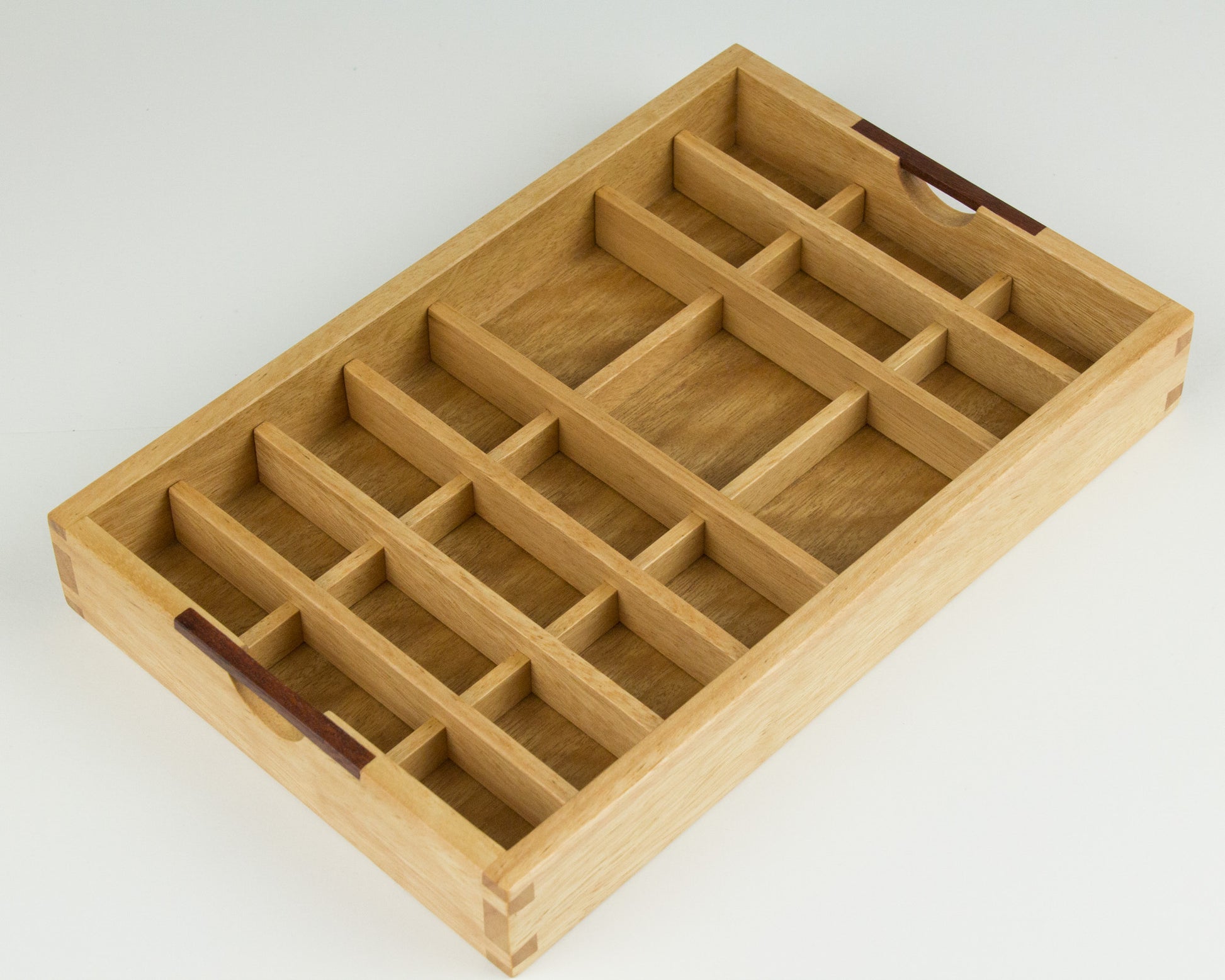 Jewellery Box tray handcrafted from Blackbutt