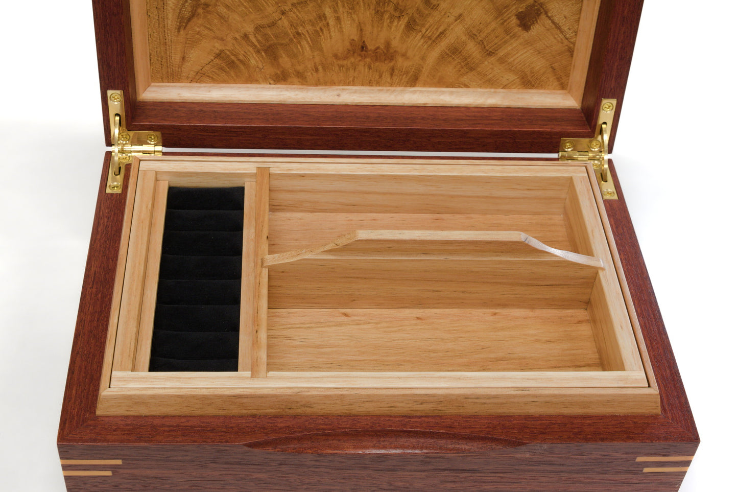 Jarrah Three-Tier Jewellery Box