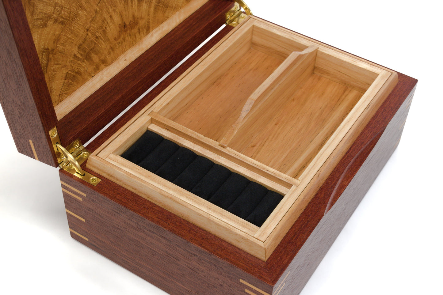 Jarrah Three-Tier Jewellery Box