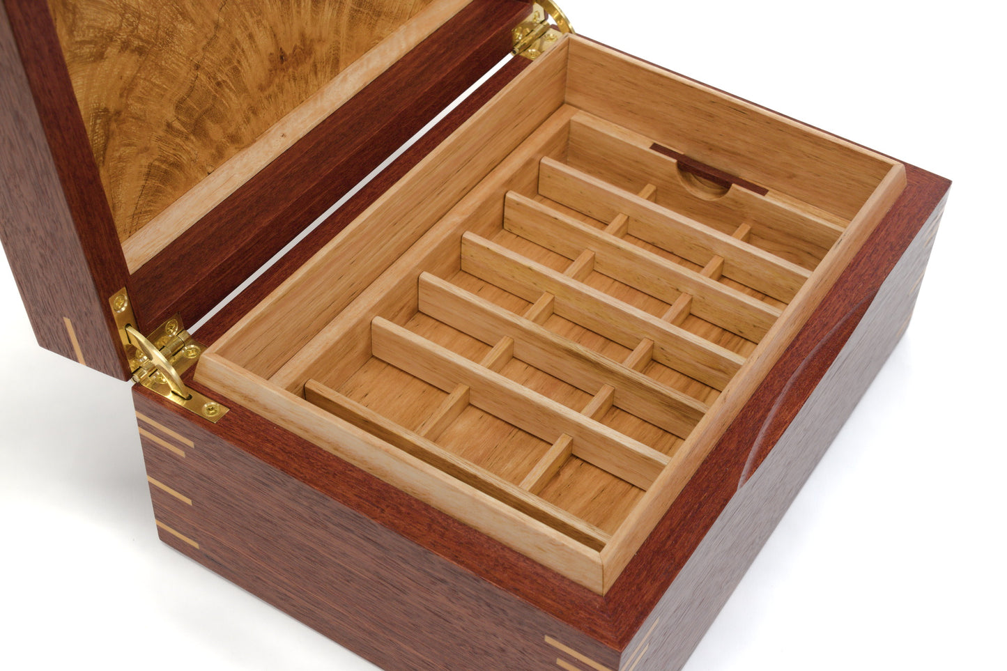 Jarrah Three-Tier Jewellery Box