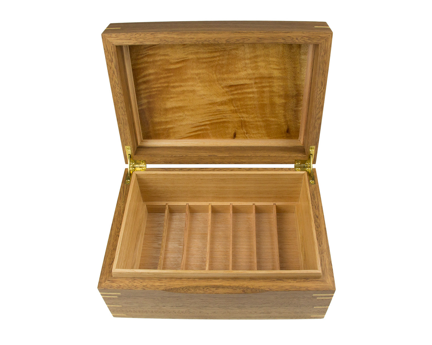 Jewellery Box handcrafted from Spotted Gum and Tasmanian Oak