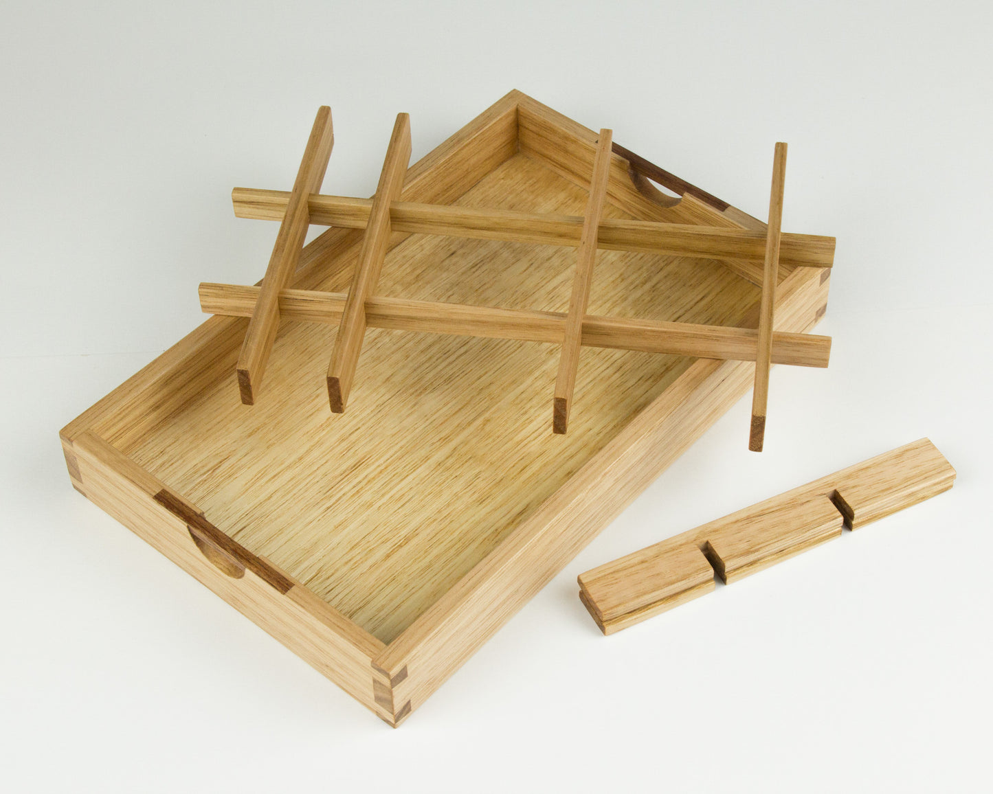 Jewellery Box tray handcrafted from Tasmanian Oak