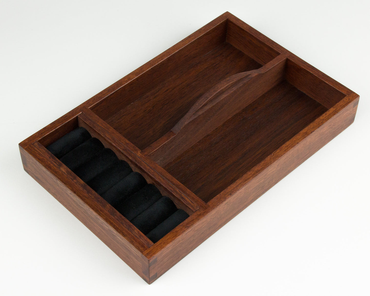 Jewellery Box tray handcrafted from Jarrah