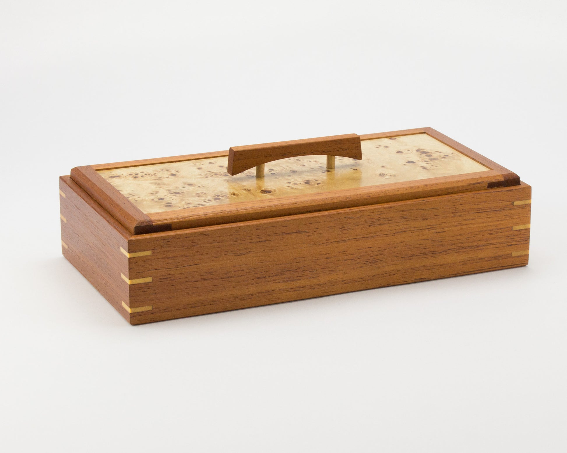 Wooden Keepsake Box handcrafted from Australian Red Cedar & Mappa Burl