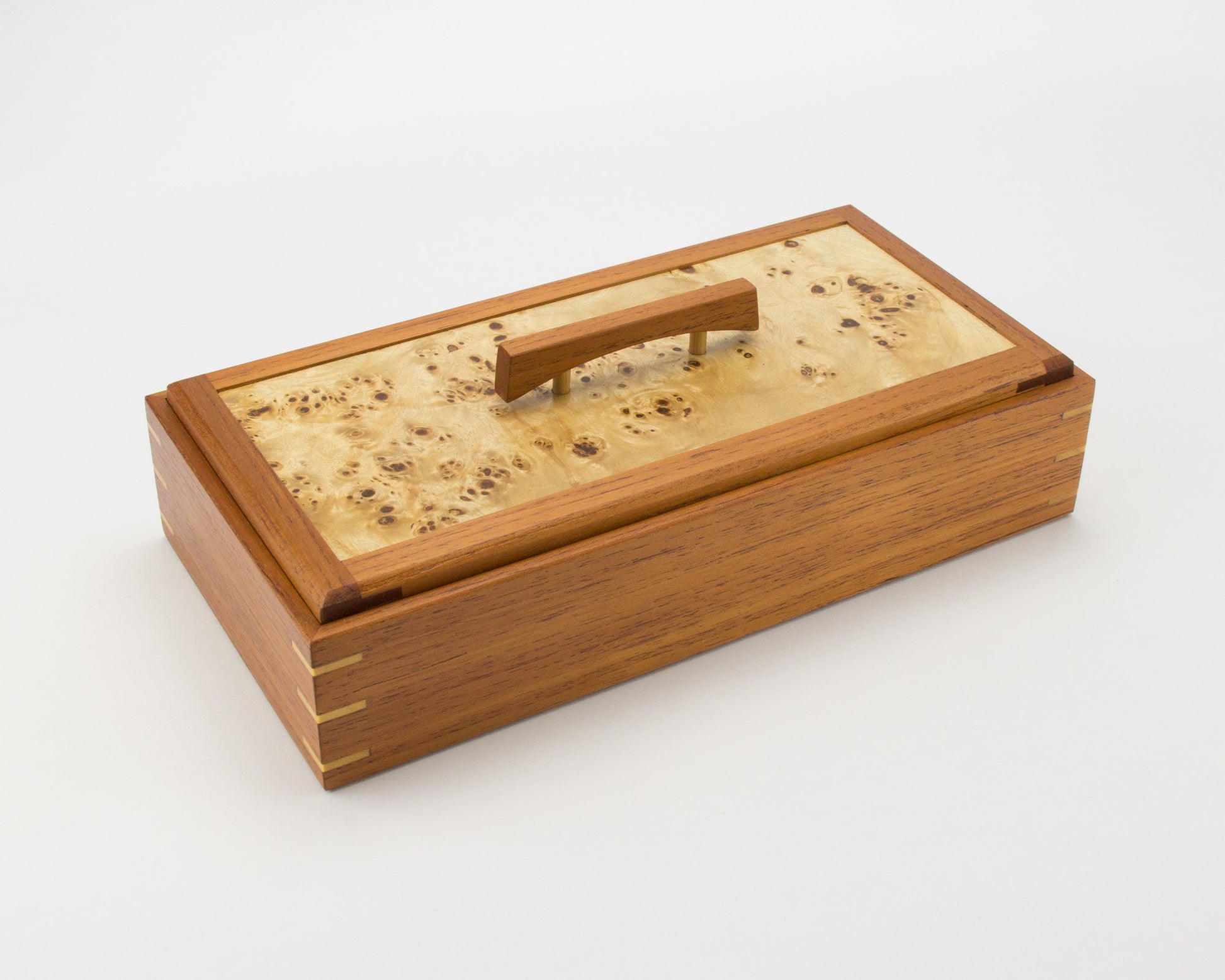 Wooden Keepsake Box handcrafted from Australian Red Cedar & Mappa Burl
