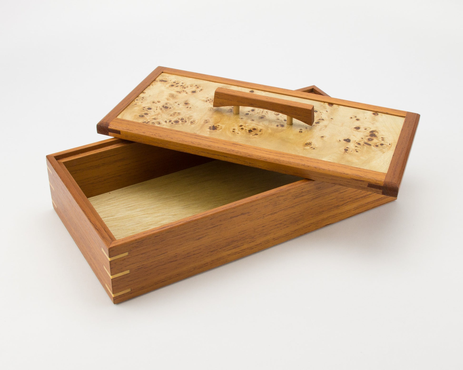 Wooden Keepsake Box handcrafted from Australian Red Cedar & Mappa Burl