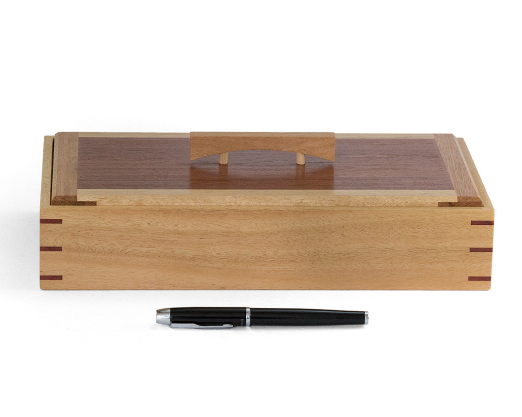 Wooden Keepsake Box handcrafted from Blackbutt & Jarrah